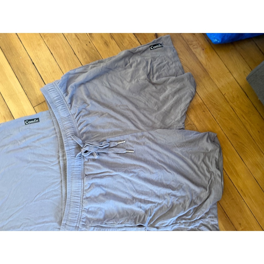 Comfrt cloud lounge set t-shirt and short super soft in grey - Picture 2 of 11